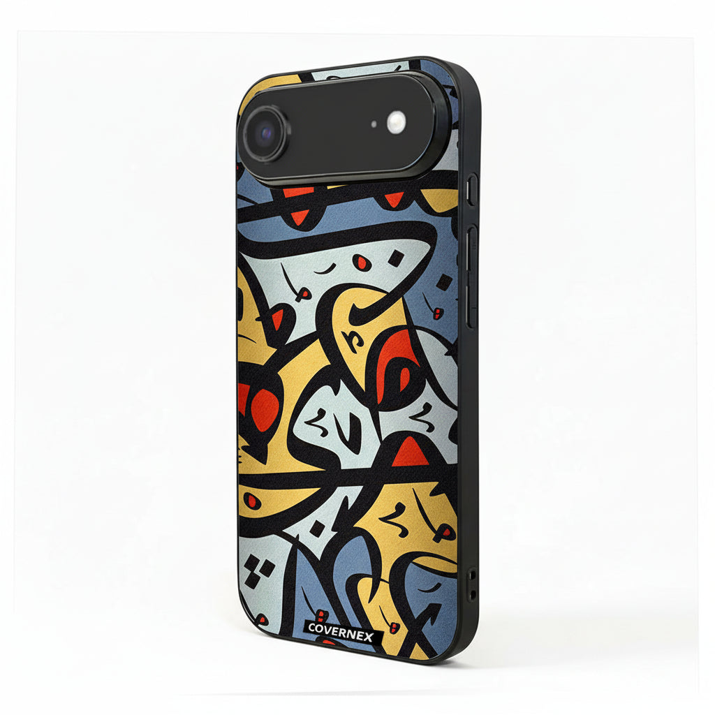 Apple iPhone 17 Air Protective Case Cover Printed Featuring Abstract Arabic Calligraphy Art