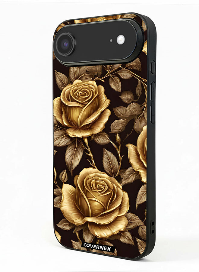 Apple iPhone 17 Air Protective Case Cover Printed Featuring Royal Rose