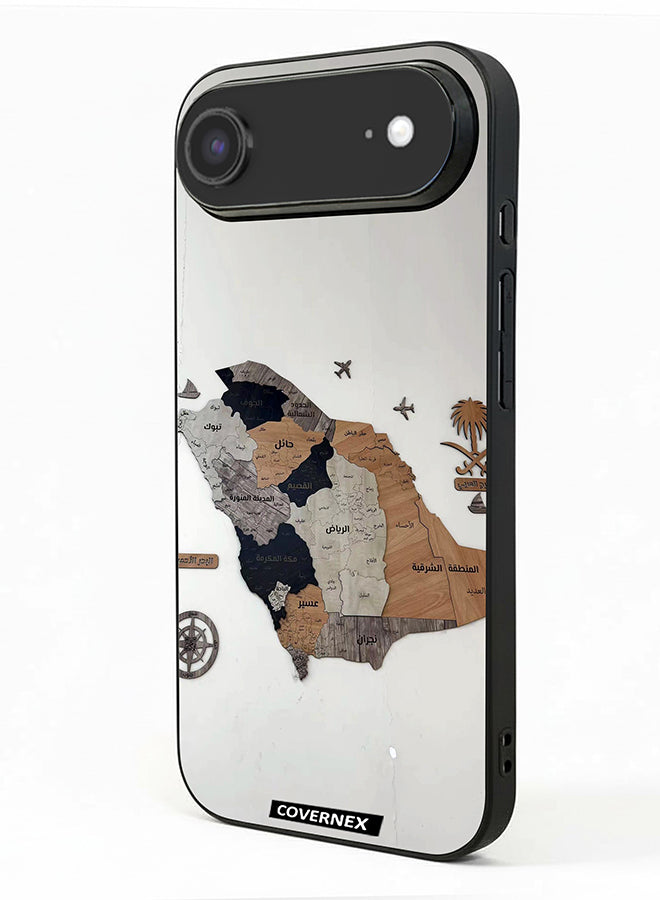 Apple iPhone 17 Air Protective Case Cover Printed Featuring Saudi Arabia Regional Map