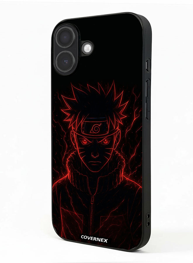Apple iPhone 17 Protective Case Cover Printed Featuring Naruto Shippuden Glow Affect Ninja
