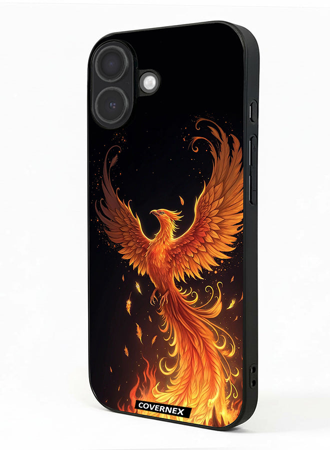 Apple iPhone 17 Protective Case Cover Printed Featuring Majestic Mythical Phoenix Illustration