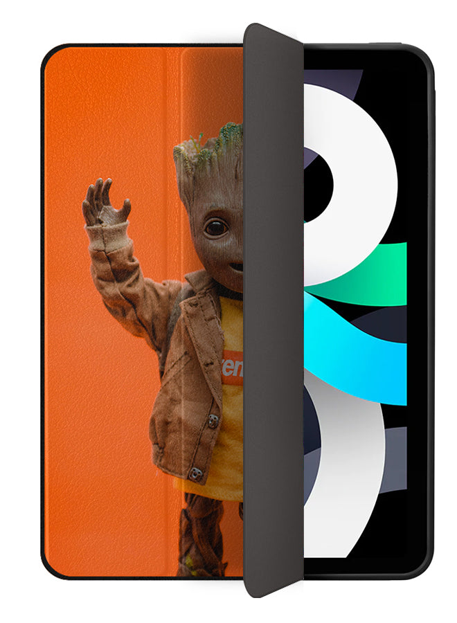 Apple iPad Air 10.9 4th generation Case Cover Groot Orange Bg