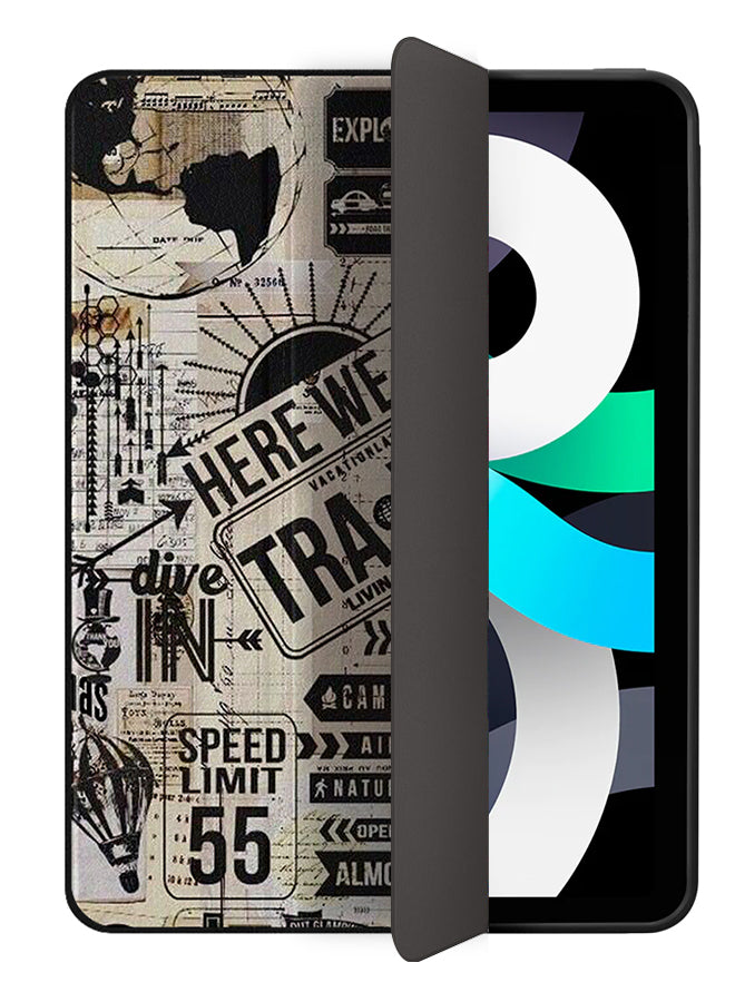 Apple iPad Air 10.9 4th generation Case Cover Here We Go Travel