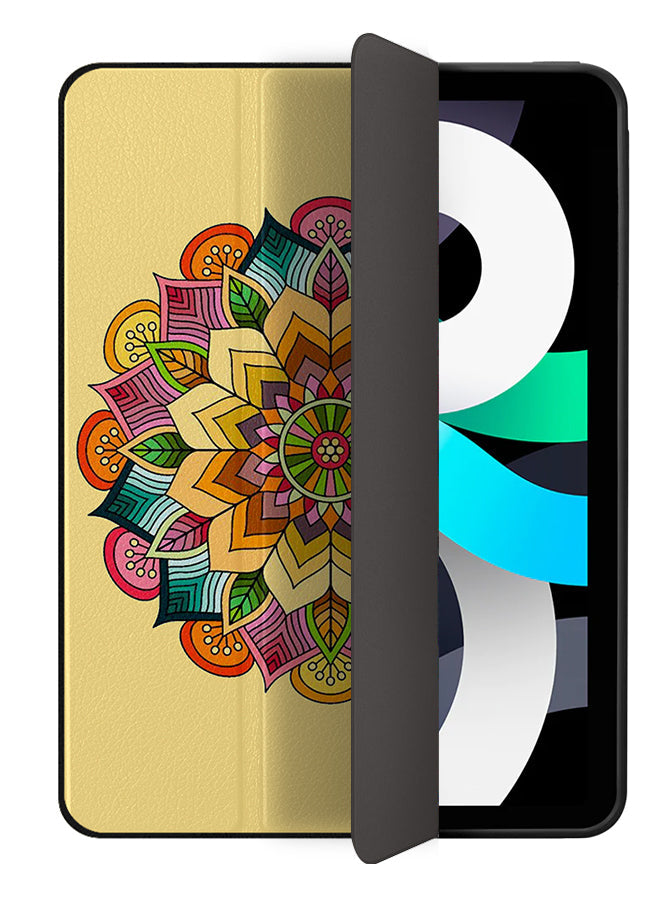 Apple iPad Air 10.9 4th generation Case Cover Round Mandala Pattern