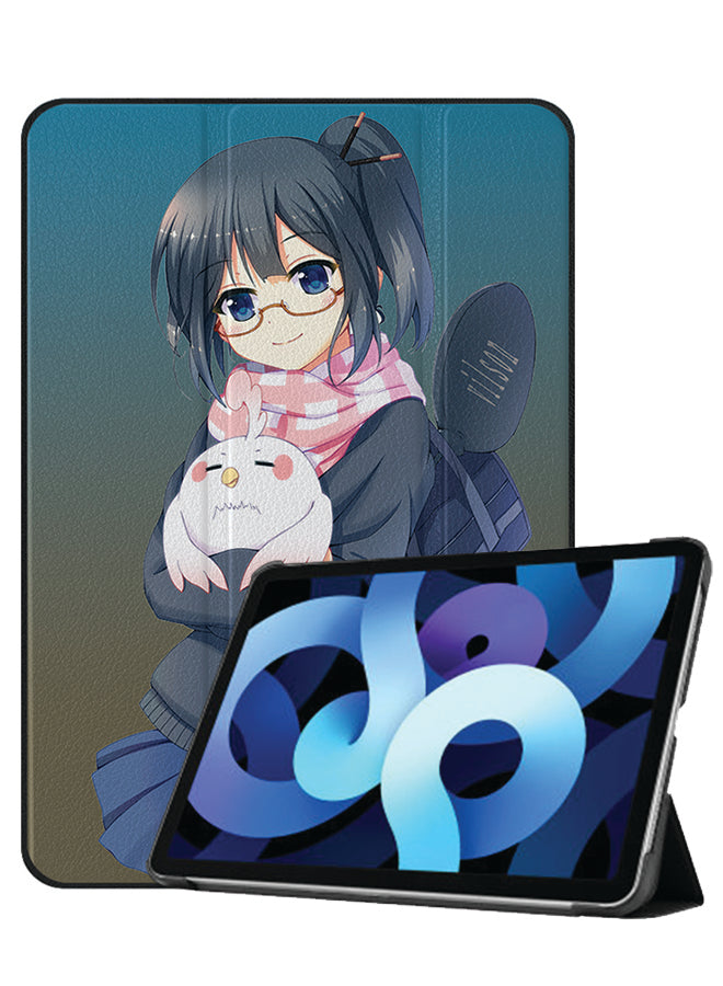 Apple iPad Air 10.9 4th generation Case Cover Girl With Bird