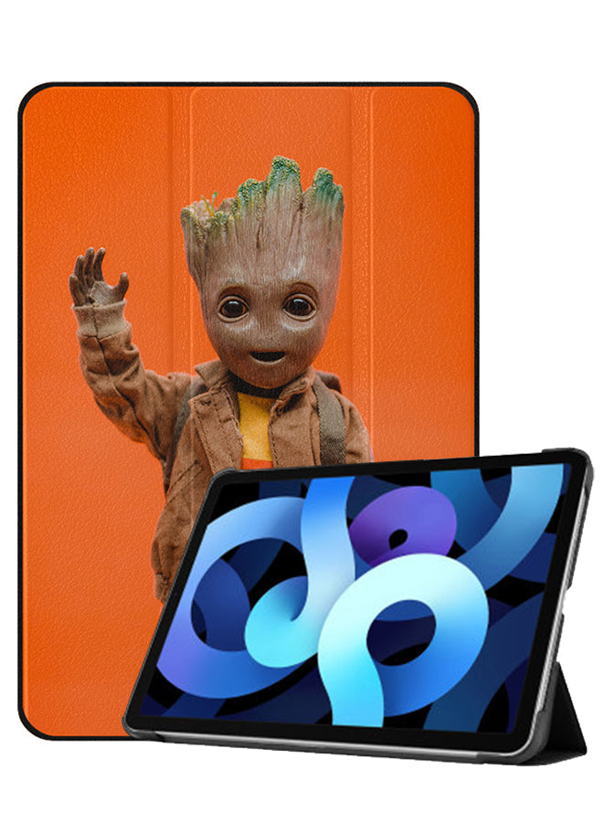 Apple iPad Air 10.9 4th generation Case Cover Groot Orange Bg