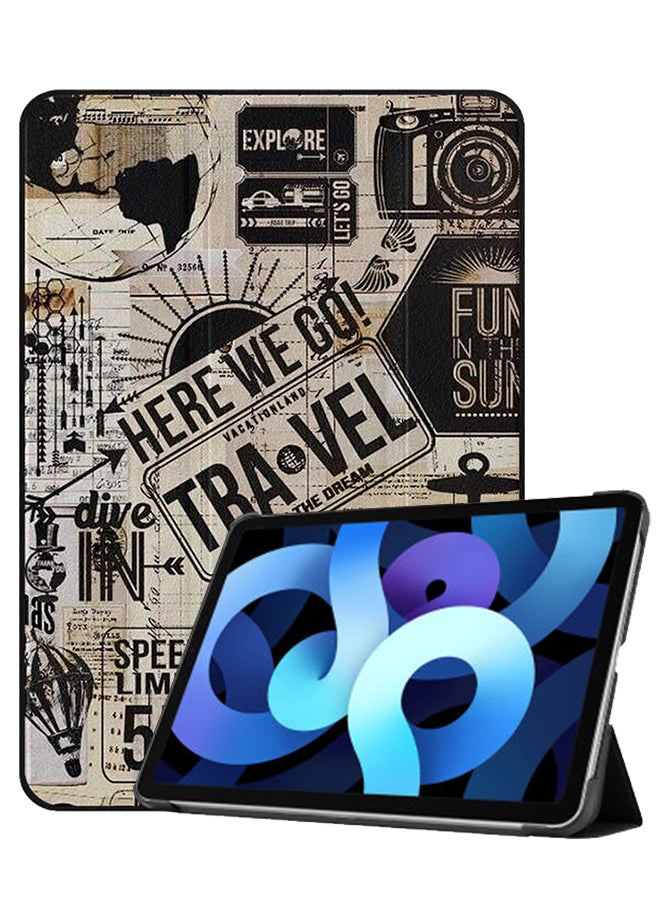 Apple iPad Air 10.9 4th generation Case Cover Here We Go Travel