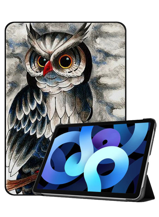 Apple iPad Air 10.9 5th generation Case Cover Owl Paint Art