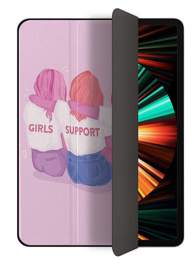 Apple iPad Pro 12.9 (2021) Case Cover Girls Support Girls