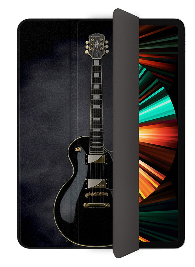 Apple iPad Pro 12.9 (2021) Case Cover Guitar Black