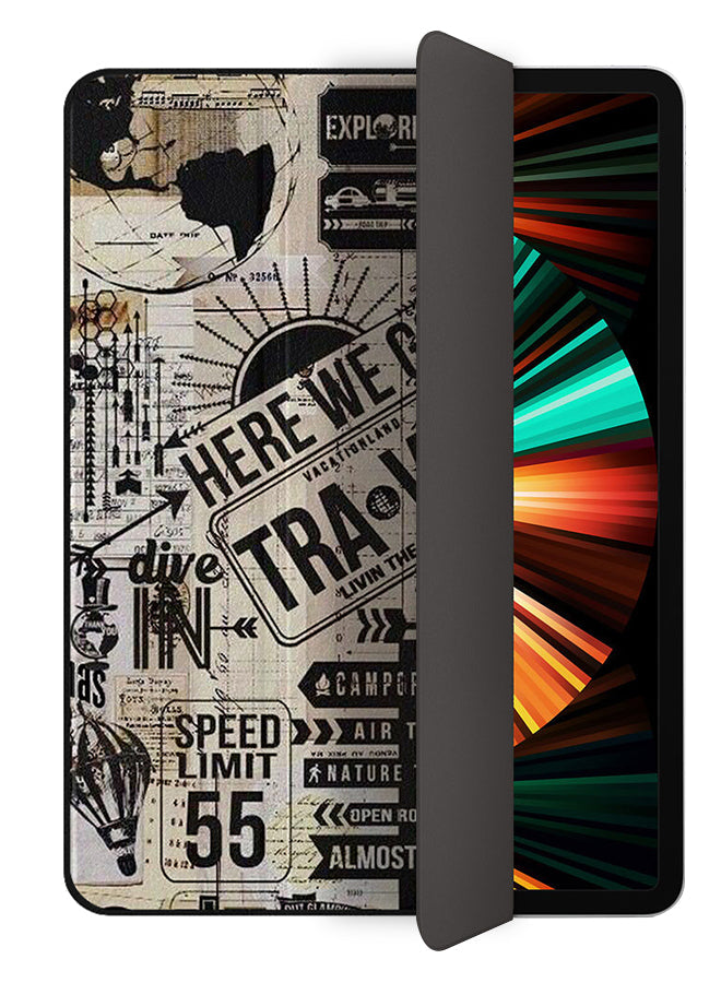 Apple iPad Pro 12.9 (2021) Case Cover Here We Go Travel
