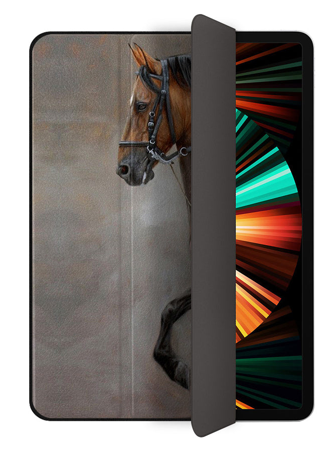 Apple iPad Pro 12.9 (2021) Case Cover Horse Vintage