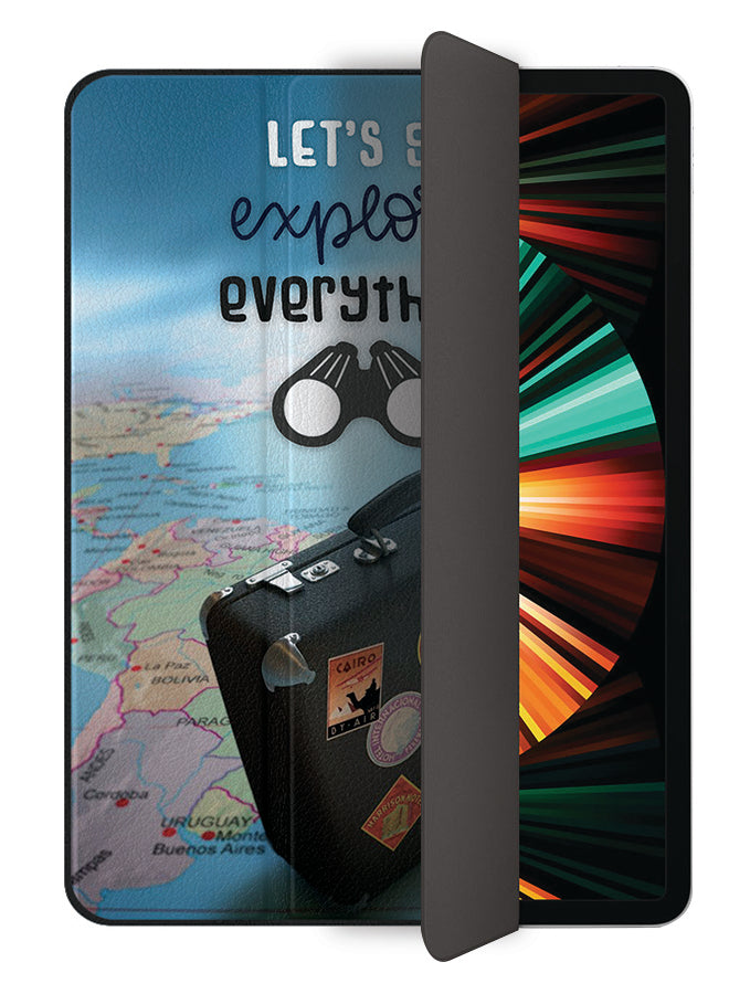 Apple iPad Pro 12.9 (2021) Case Cover Lets Go Explore
