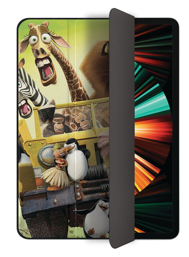 Apple iPad Pro 12.9 (2021) Case Cover Madagaskar Characters