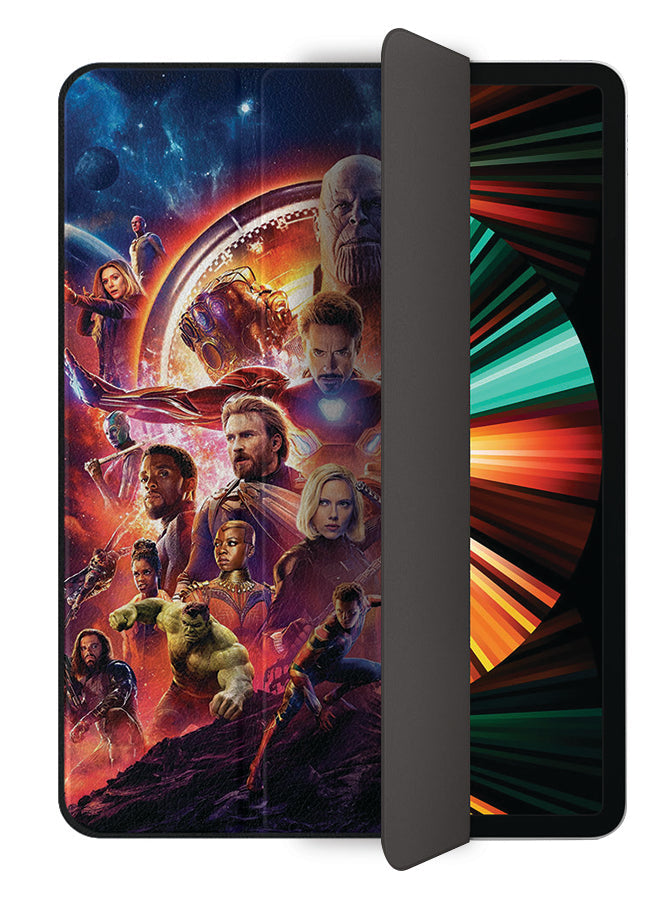 Apple iPad Pro 12.9 (2021) Case Cover Marvel Heroes