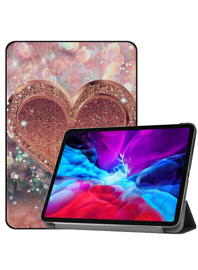 Apple iPad Pro 12.9 (2021) Case Cover Golden Heart