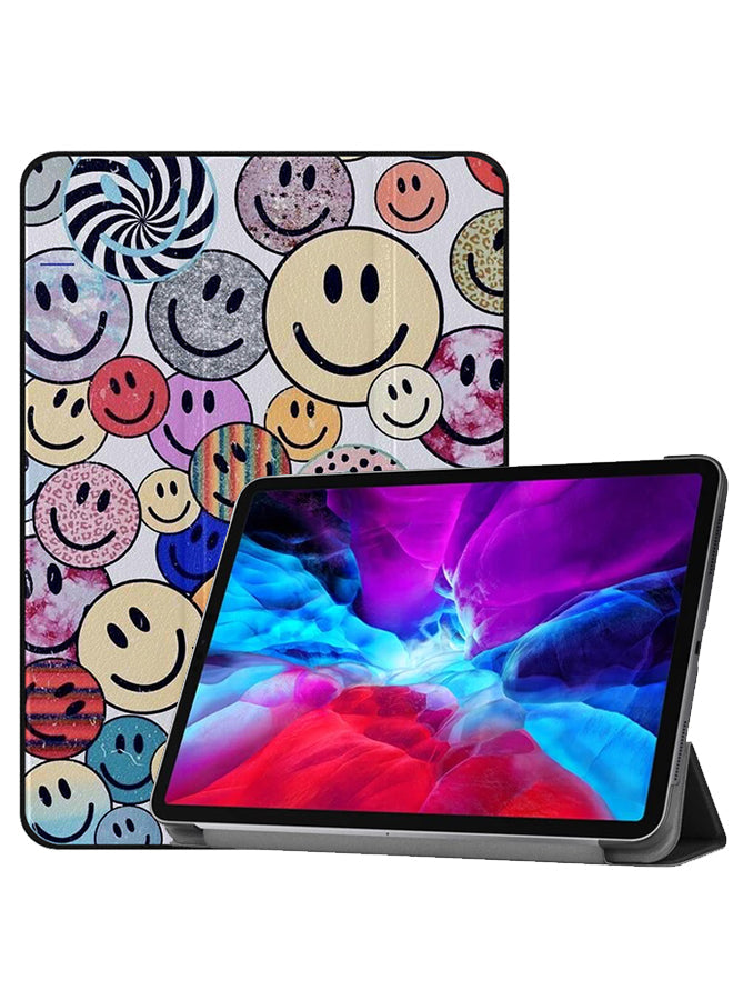 Apple iPad Pro 12.9 (2021) Case Cover Happy Faces