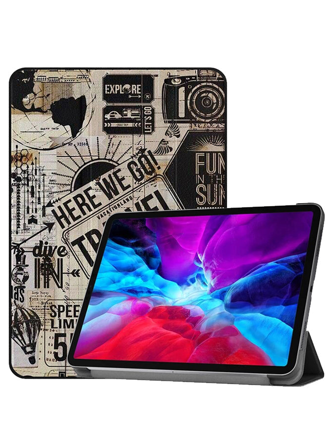 Apple iPad Pro 12.9 (2021) Case Cover Here We Go Travel
