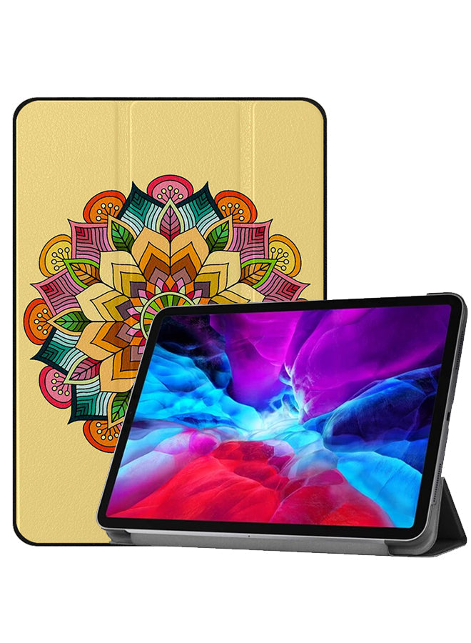Apple iPad Pro 12.9 (2021) Case Cover Round Mandala Pattern