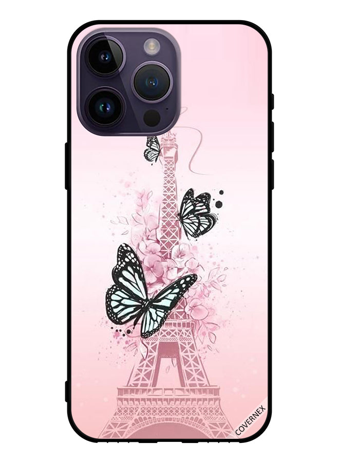 Designer Series Hybrid Case for iPhone 14 Pro Max - Eiffel Tower
