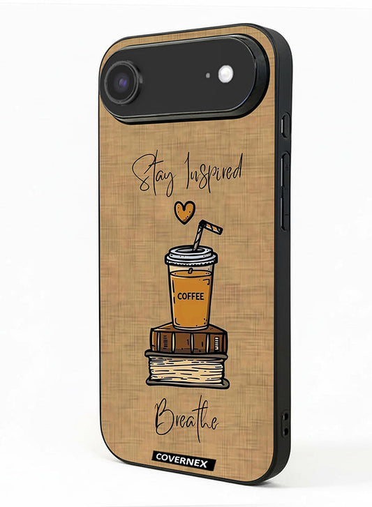 Apple iPhone 17 Air Protective Case Cover Printed Featuring Breath And Stay Inspired