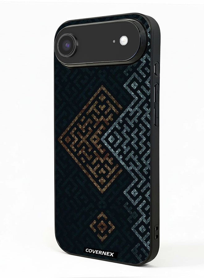Apple iPhone 17 Air Protective Case Cover Printed Featuring Layered Geometric Pattern