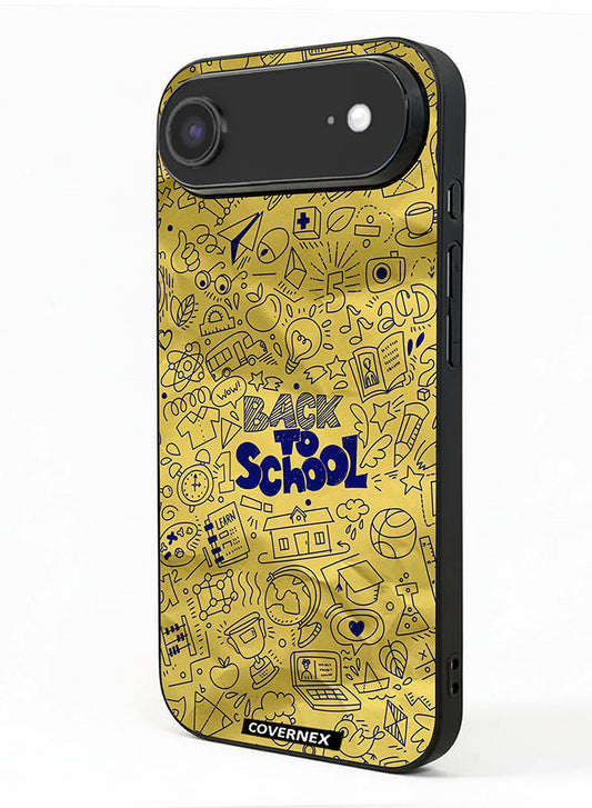 Apple iPhone 17 Air Protective Case Cover Printed Featuring Doodle Art Back To School