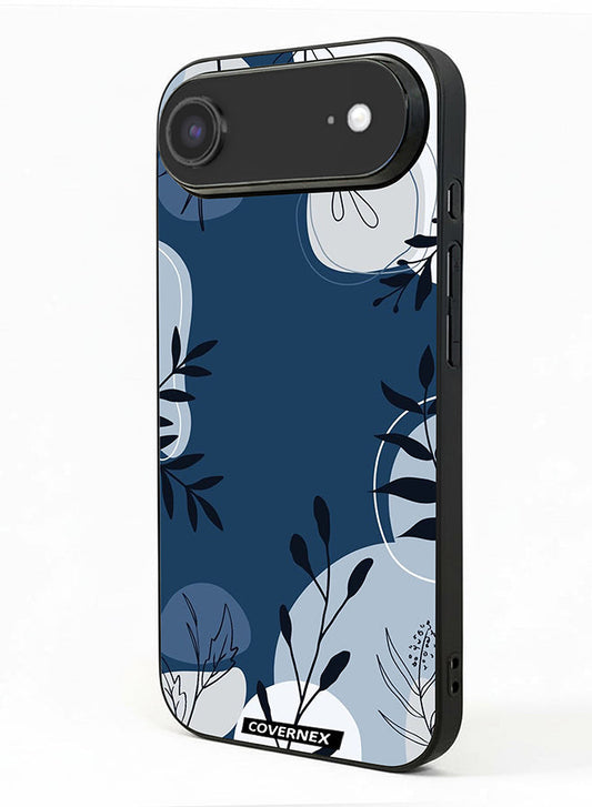 Apple iPhone 17 Air Protective Case Cover Printed Featuring Delicate Laf and Plant Outlines