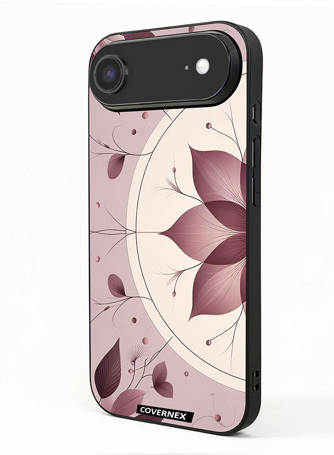 Apple iPhone 17 Air Protective Case Cover Printed Featuring Abstract Lotus Leaf
