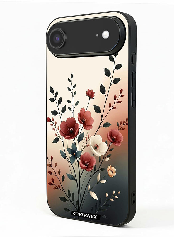 Apple iPhone 17 Air Protective Case Cover Printed Featuring Elegant Soft Pastel Florals