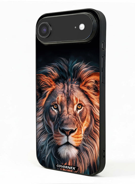 Apple iPhone 17 Air Protective Case Cover Printed Featuring Majestic Lion Portrait