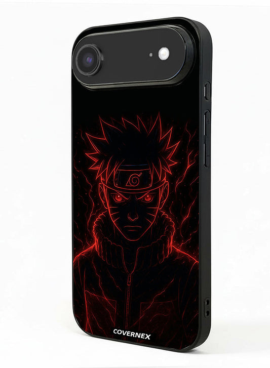 Apple iPhone 17 Air Protective Case Cover Printed Featuring Naruto Shippuden Glow Affect Ninja