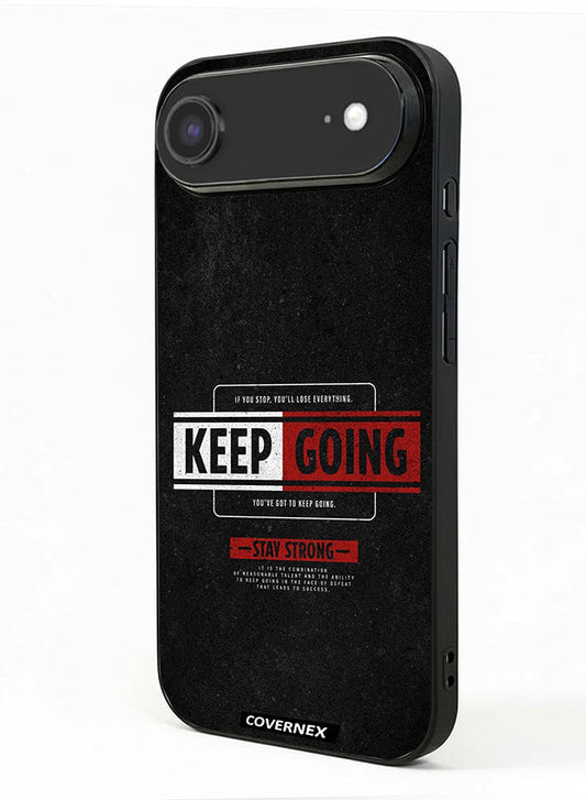 Apple iPhone 17 Air Protective Case Cover Printed Featuring Keep Going