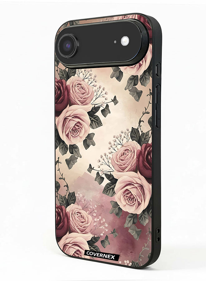 Apple iPhone 17 Air Protective Case Cover Printed Featuring Vintage Victorian Rose Bouquet