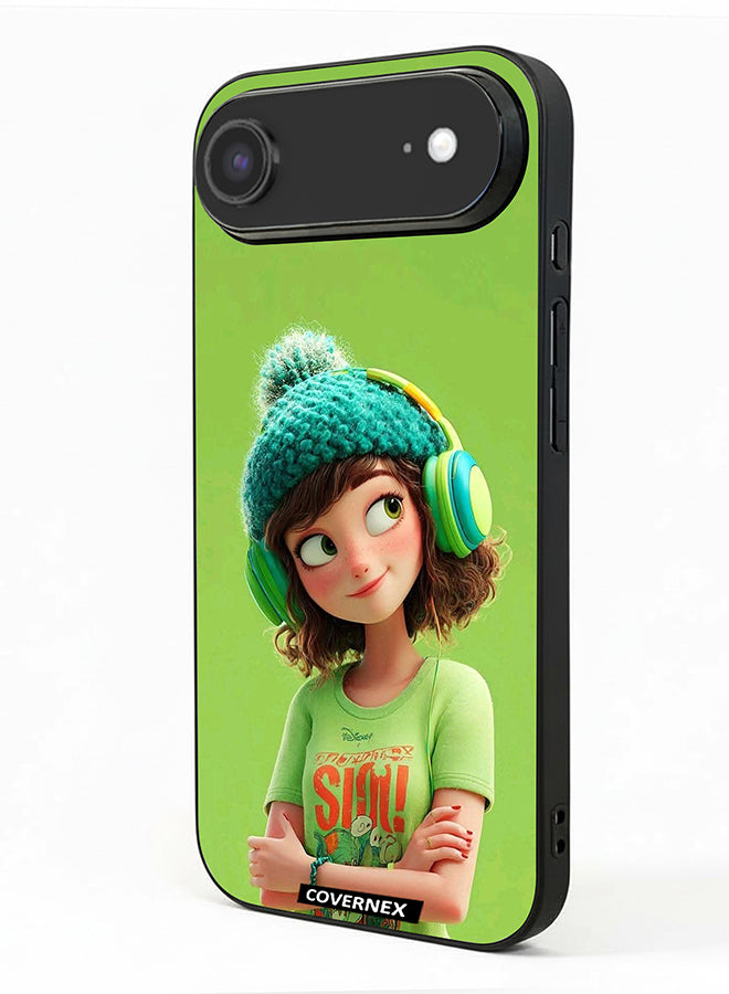 Apple iPhone 17 Air Protective Case Cover Printed Featuring Music Vibes Cozy Girl