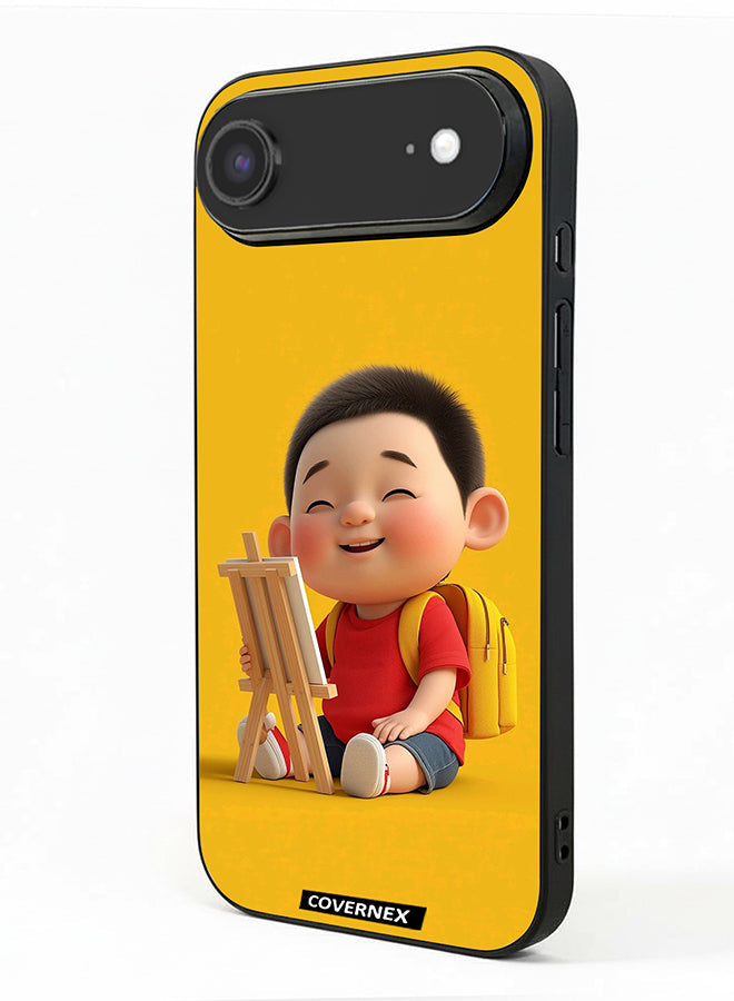 Apple iPhone 17 Air Protective Case Cover Printed Featuring Little Artist