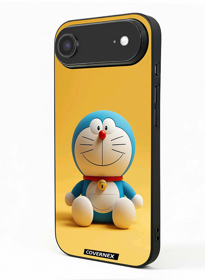 Apple iPhone 17 Air Protective Case Cover Printed Featuring Friendly Robot Classic Doraemon
