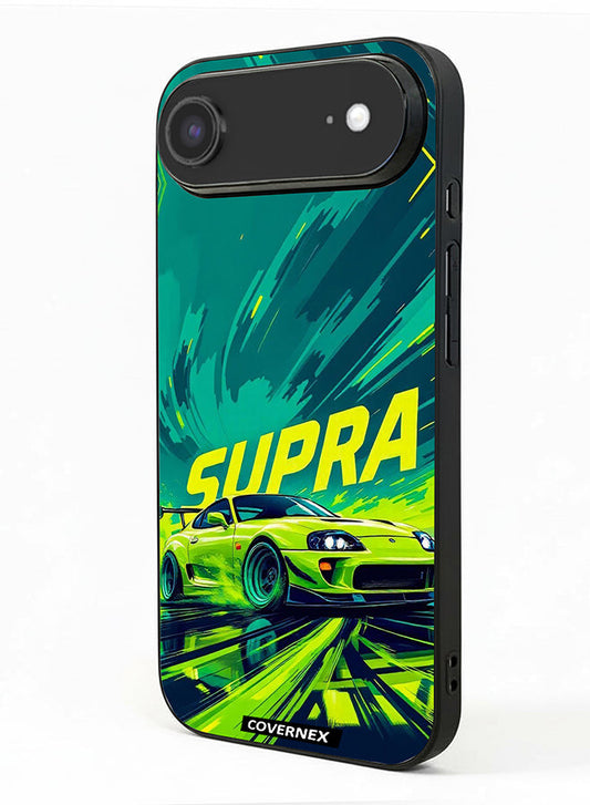 Apple iPhone 17 Air Protective Case Cover Printed Featuring JDM Icon Supra Drift Illustration