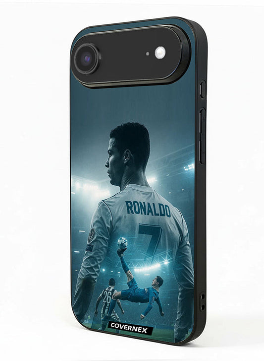 Apple iPhone 17 Air Protective Case Cover Printed Featuring Cristiano Ronaldo Iconic Action Shoot