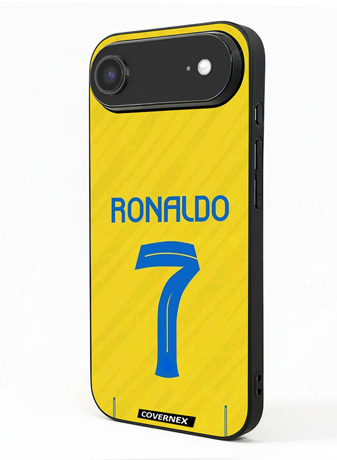 Apple iPhone 17 Air Protective Case Cover Printed Featuring Cristiano Ronaldo Jersy Design