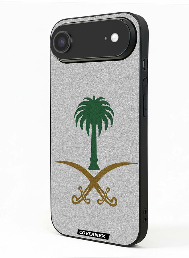 Apple iPhone 17 Air Protective Case Cover Printed Featuring Saudi Arabian National Emblem