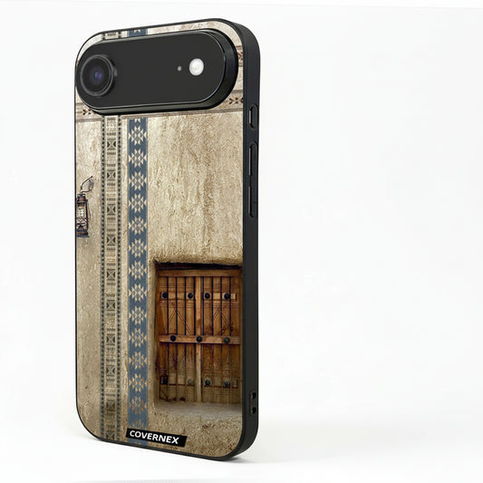 Apple iPhone 17 Air Protective Case Cover Printed Featuring Traditional Mud Architecture