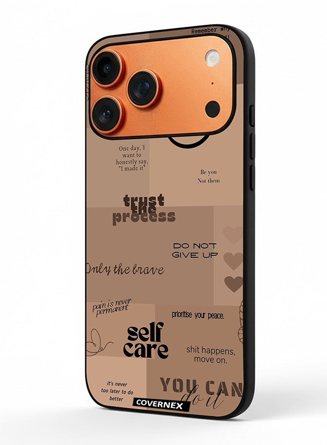 Apple iPhone 17 Pro Max Protective Case Cover Printed Featuring The Mindset Journal