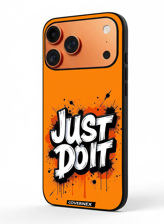 Apple iPhone 17 Pro Max Protective Case Cover Printed Featuring Just Do It Street Art