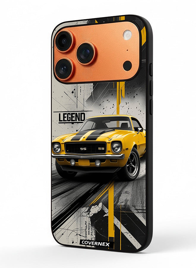 Apple iPhone 17 Pro Max Protective Case Cover Printed Featuring Legend Classic Muscle Car