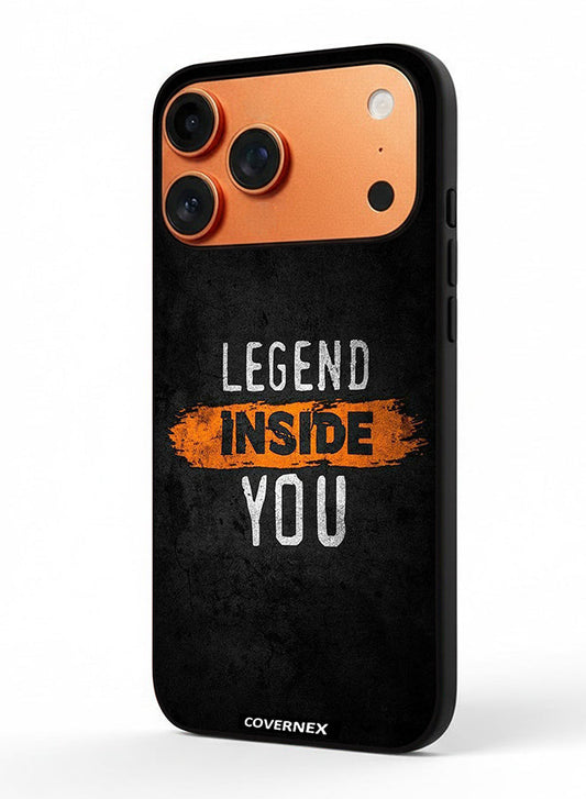 Apple iPhone 17 Pro Max Protective Case Cover Printed Featuring Legend Inside You