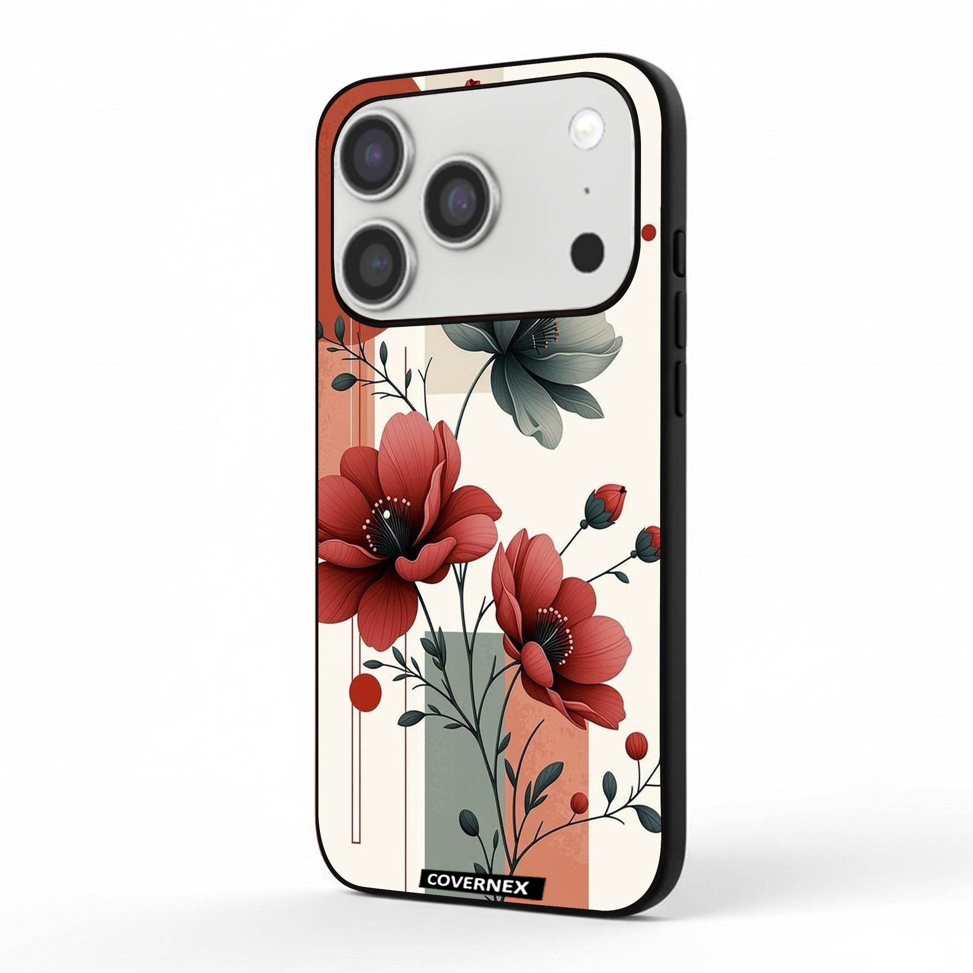 Apple iPhone 17 Pro Protective Case Cover Printed Featuring Botanical Bloom