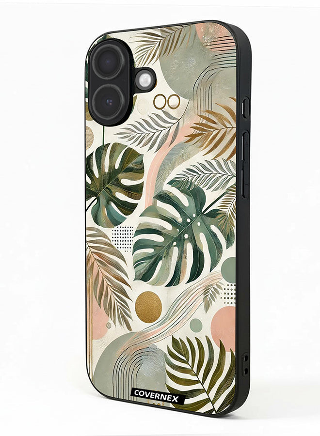 Apple iPhone 17 Protective Case Cover Printed Featuring Tropical Monstera