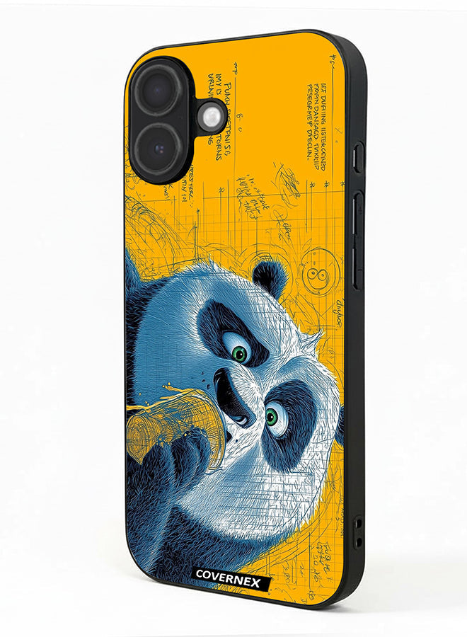 Apple iPhone 17 Protective Case Cover Printed Featuring Whimsical Panda Illustration