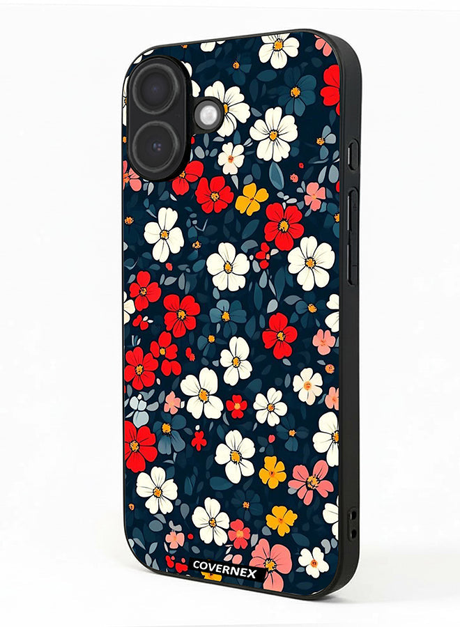 Apple iPhone 17 Protective Case Cover Printed Featuring Vibrant Meadow Floral Pattern